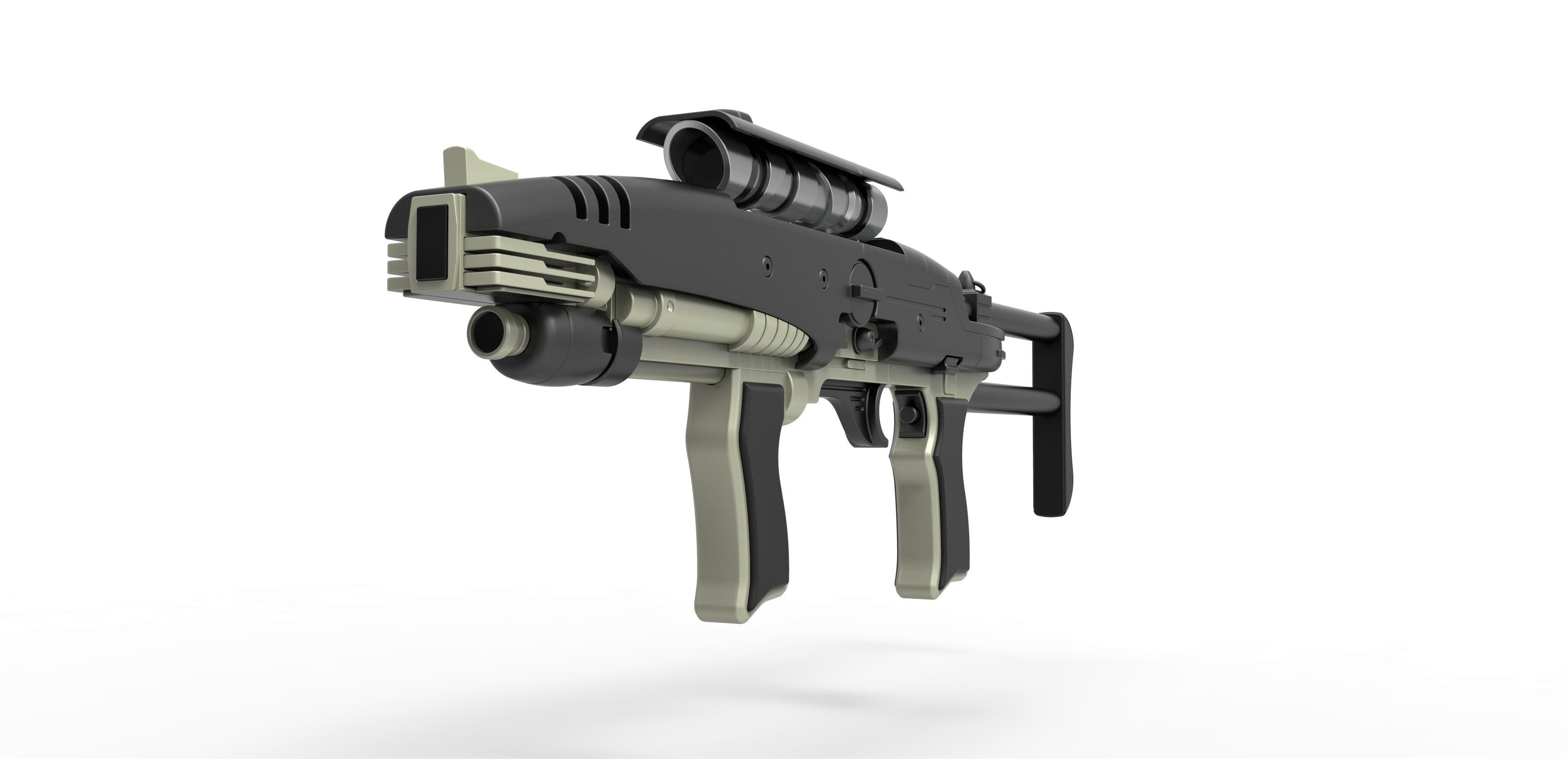 Hero MACO Particle Rifle from Star Trek Enterprise 3D model_4