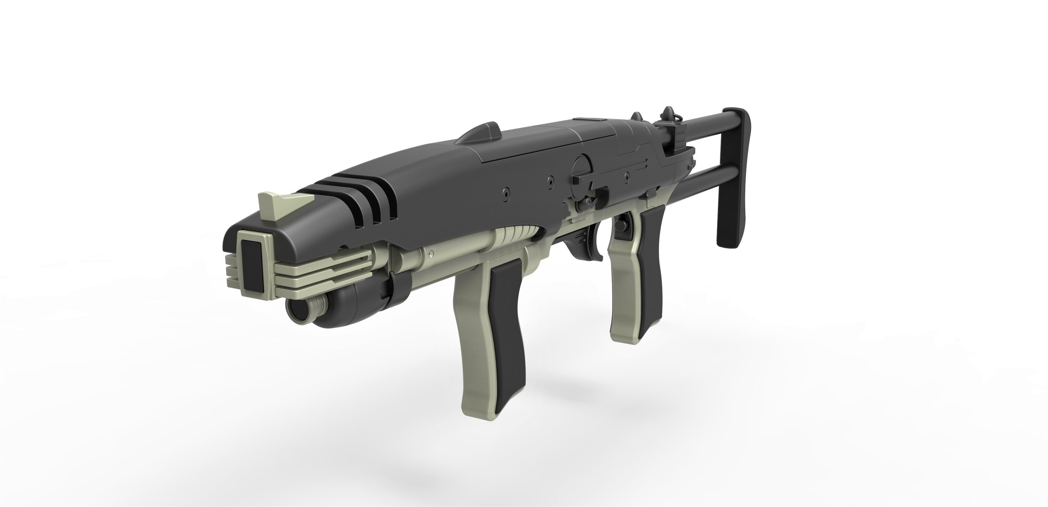 Hero MACO Particle Rifle from Star Trek Enterprise 3D model_16