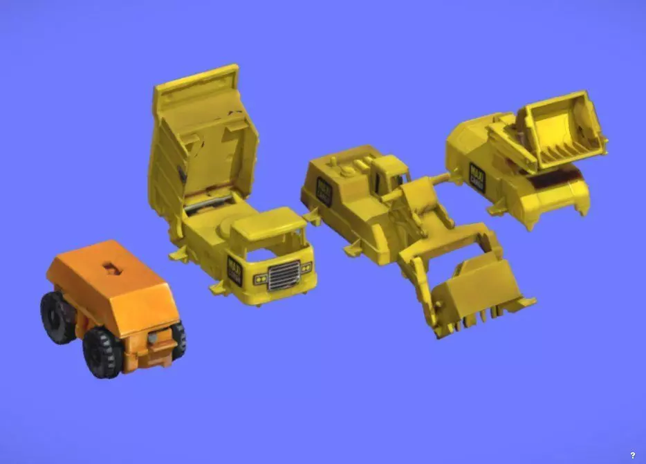 80s MAXI-CARGO TOY CARS - 3D SCAN 3D print model
