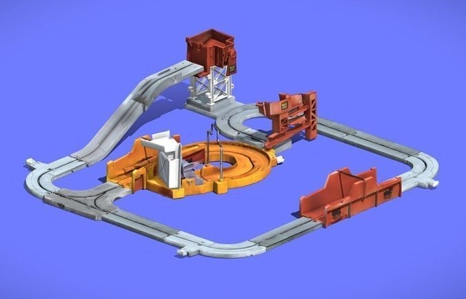 80s MAXI-CARGO TOY TRACKS - 3D SCAN 3D print model