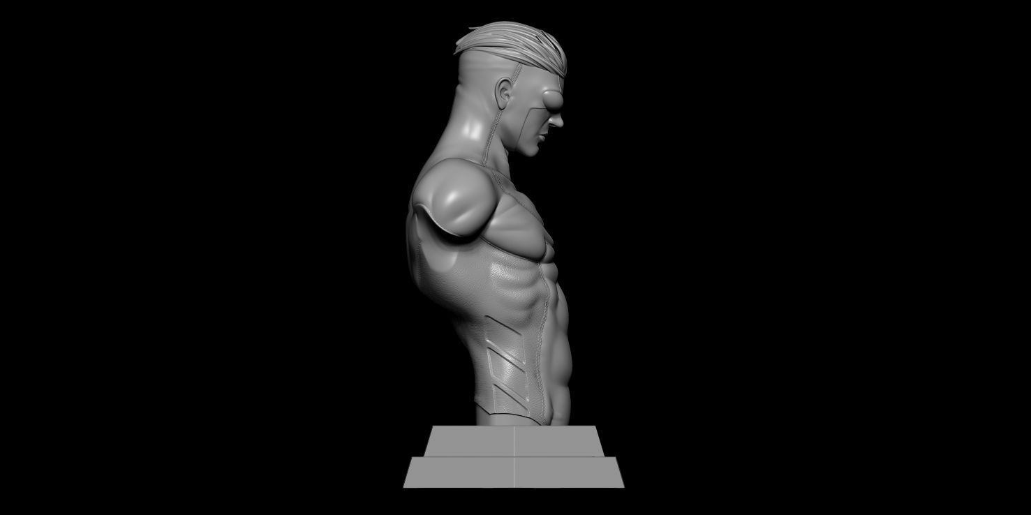 Fanart INVINCIBLE - Bust 3D print model_3