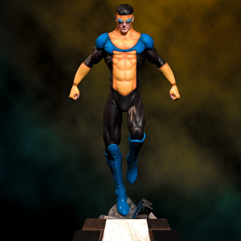 Fanart INVINCIBLE - Bust 3D print model_5