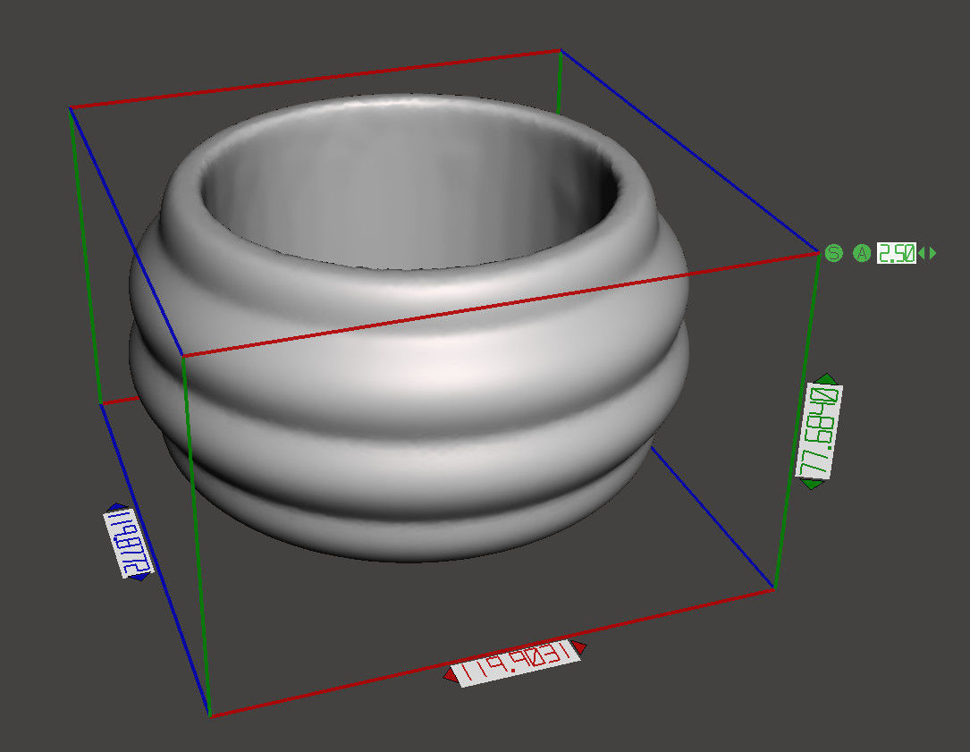 Cute Barrel Geometric Succulent 3D Printing Planter  3D print model_4