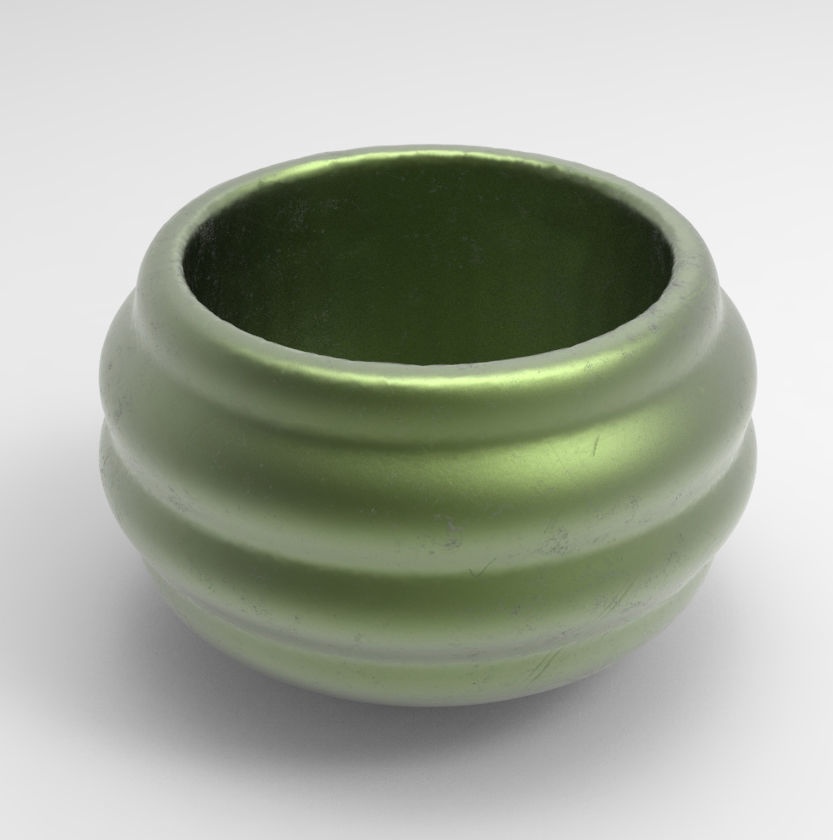 Cute Barrel Geometric Succulent 3D Printing Planter  3D print model_2