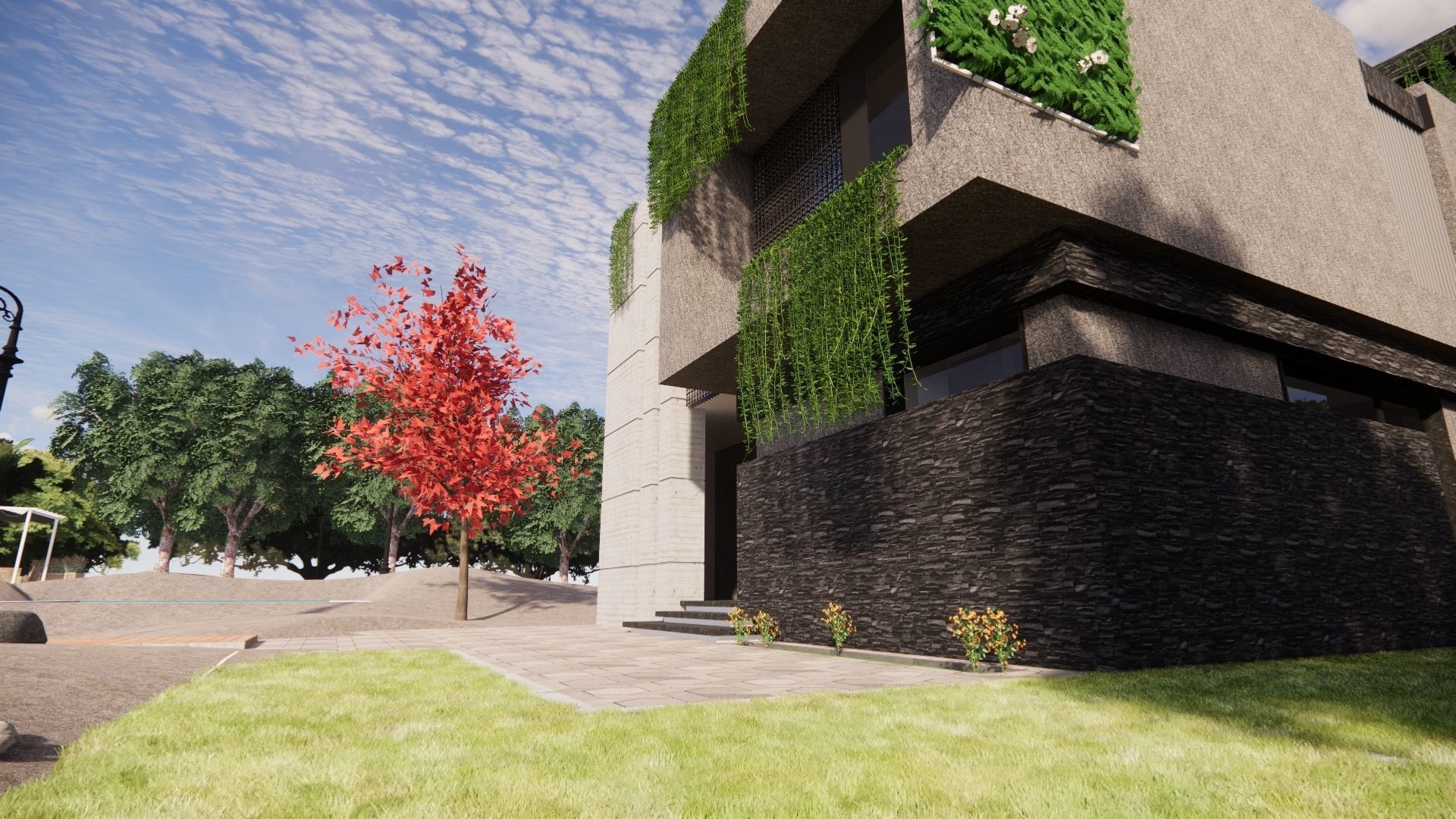 modern house 3D model_3