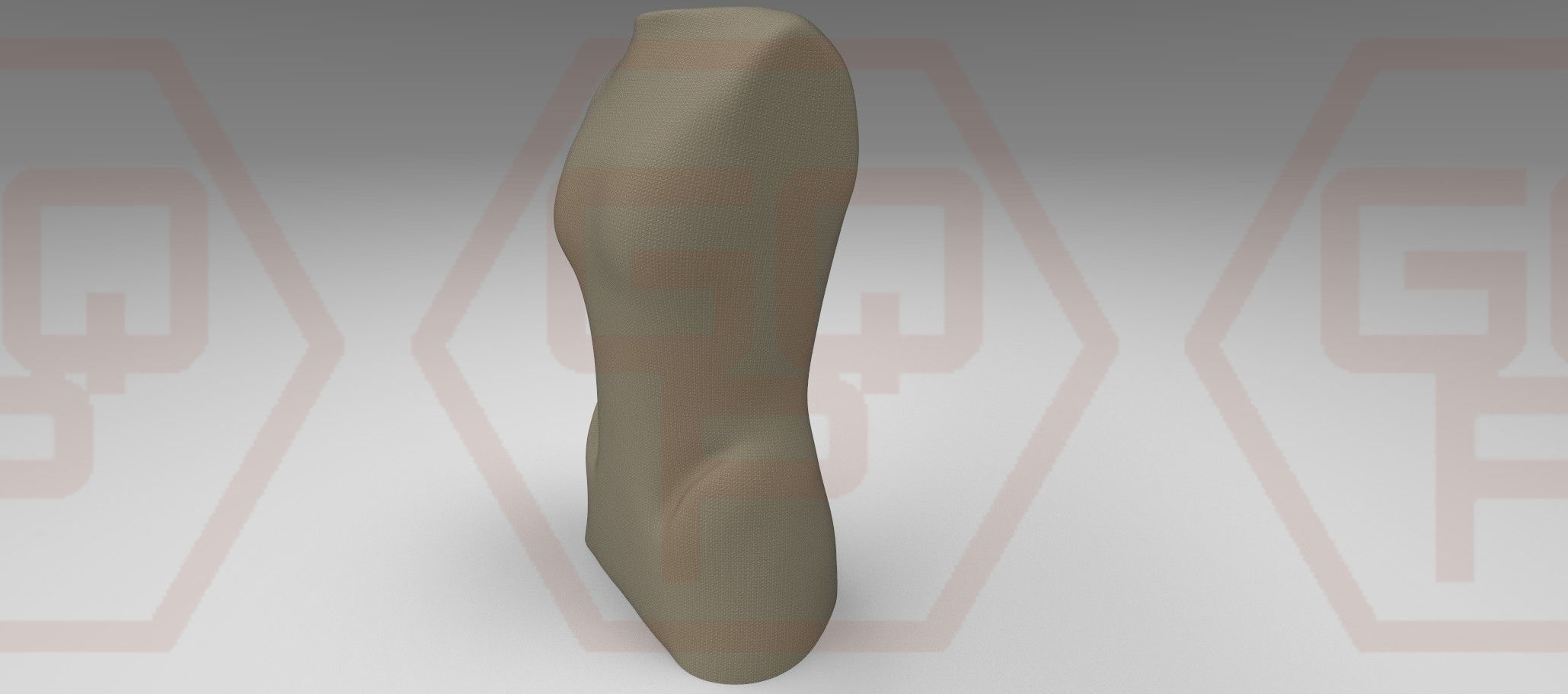 Orthopedic Cast Corset Brace Cheneau Scoliosis cnc 3D model_8