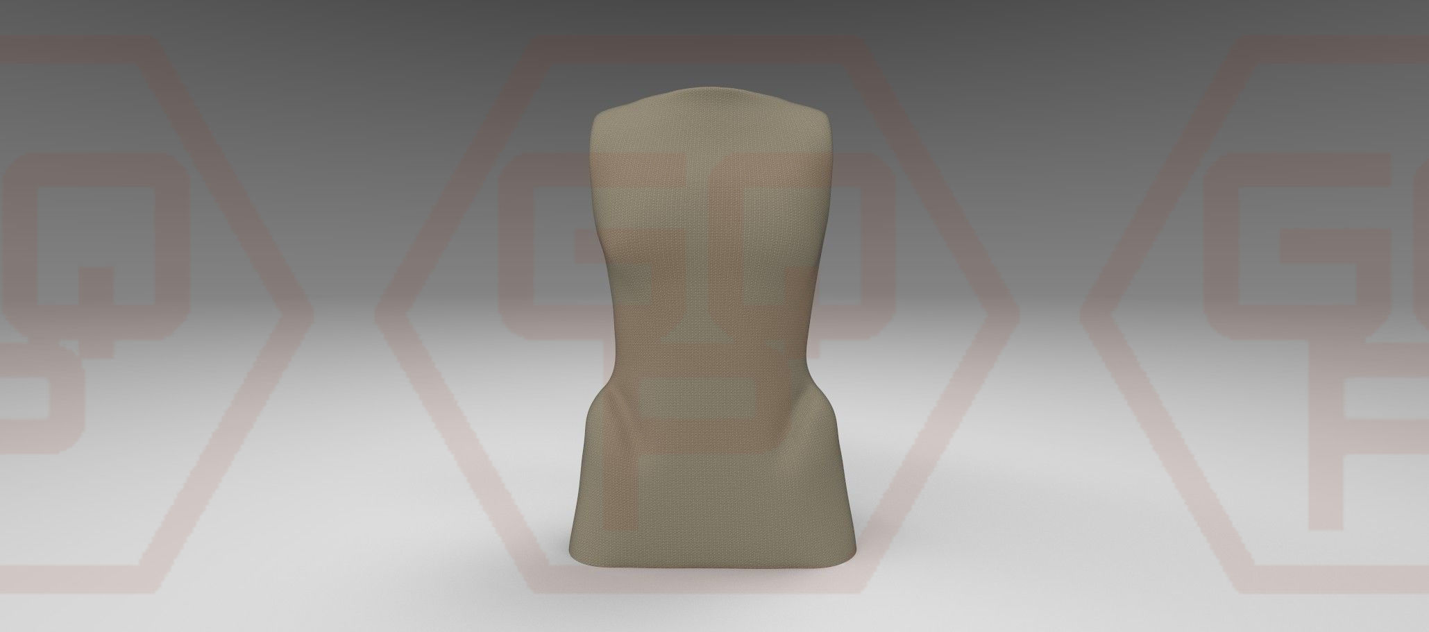 Orthopedic Cast Corset Brace Cheneau Scoliosis cnc 3D model_9