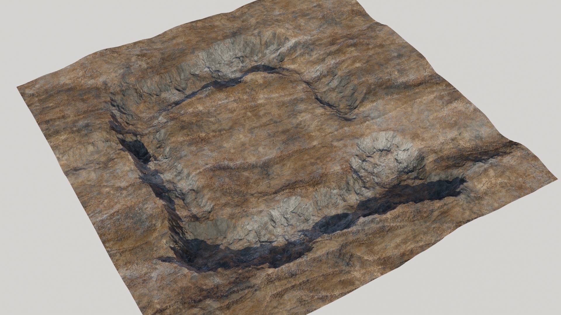 Landscape 3D model 2 lod 3D model_10