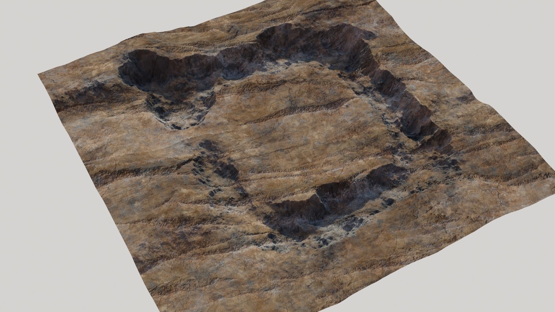 Landscape 3D model 2 lod 3D model_4