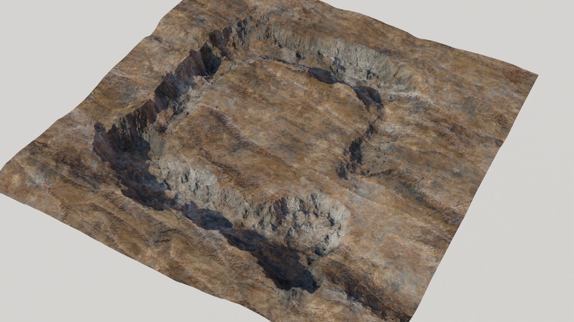 Landscape 3D model 2 lod 3D model_8