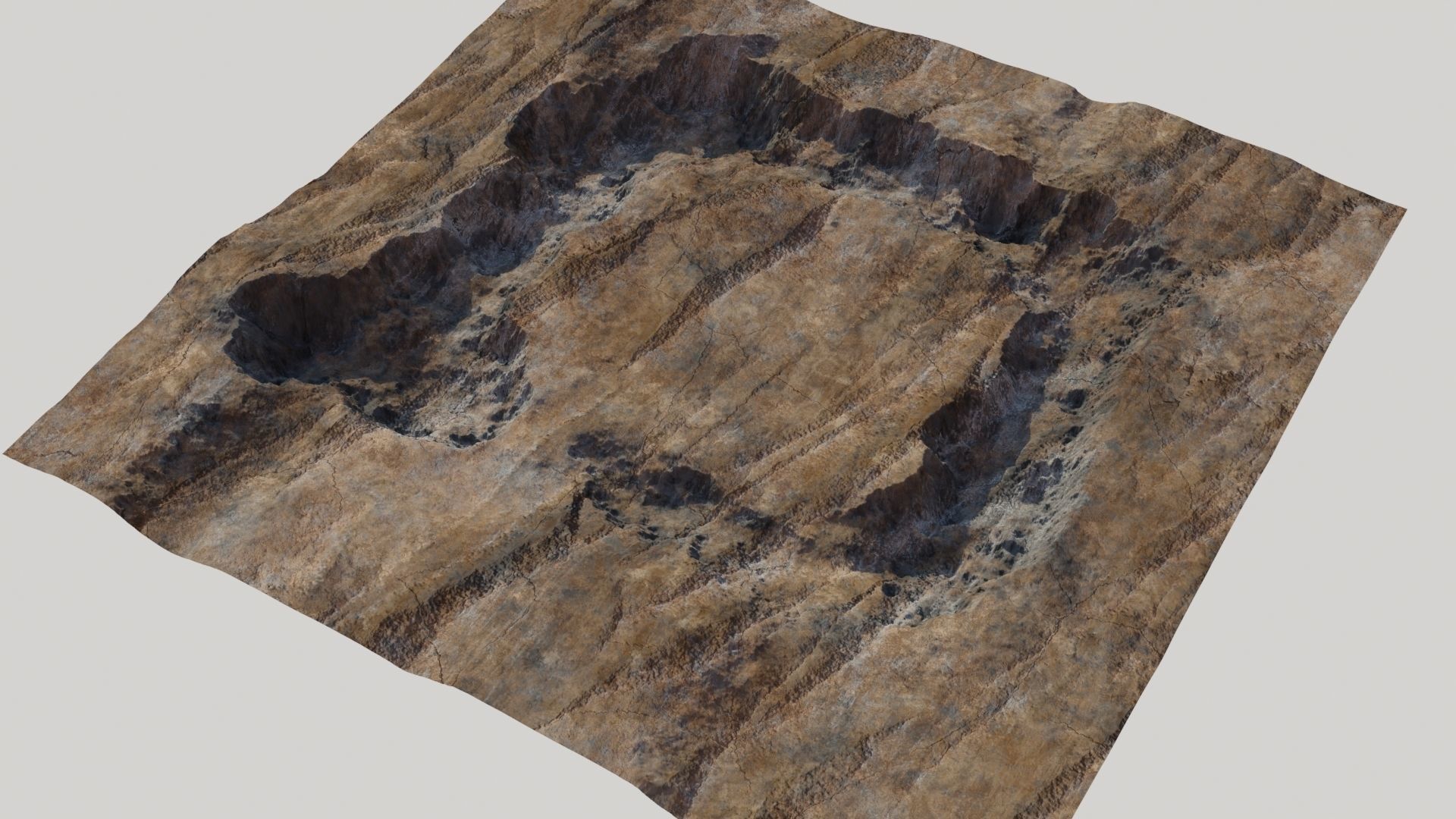 Landscape 3D model 2 lod 3D model_5