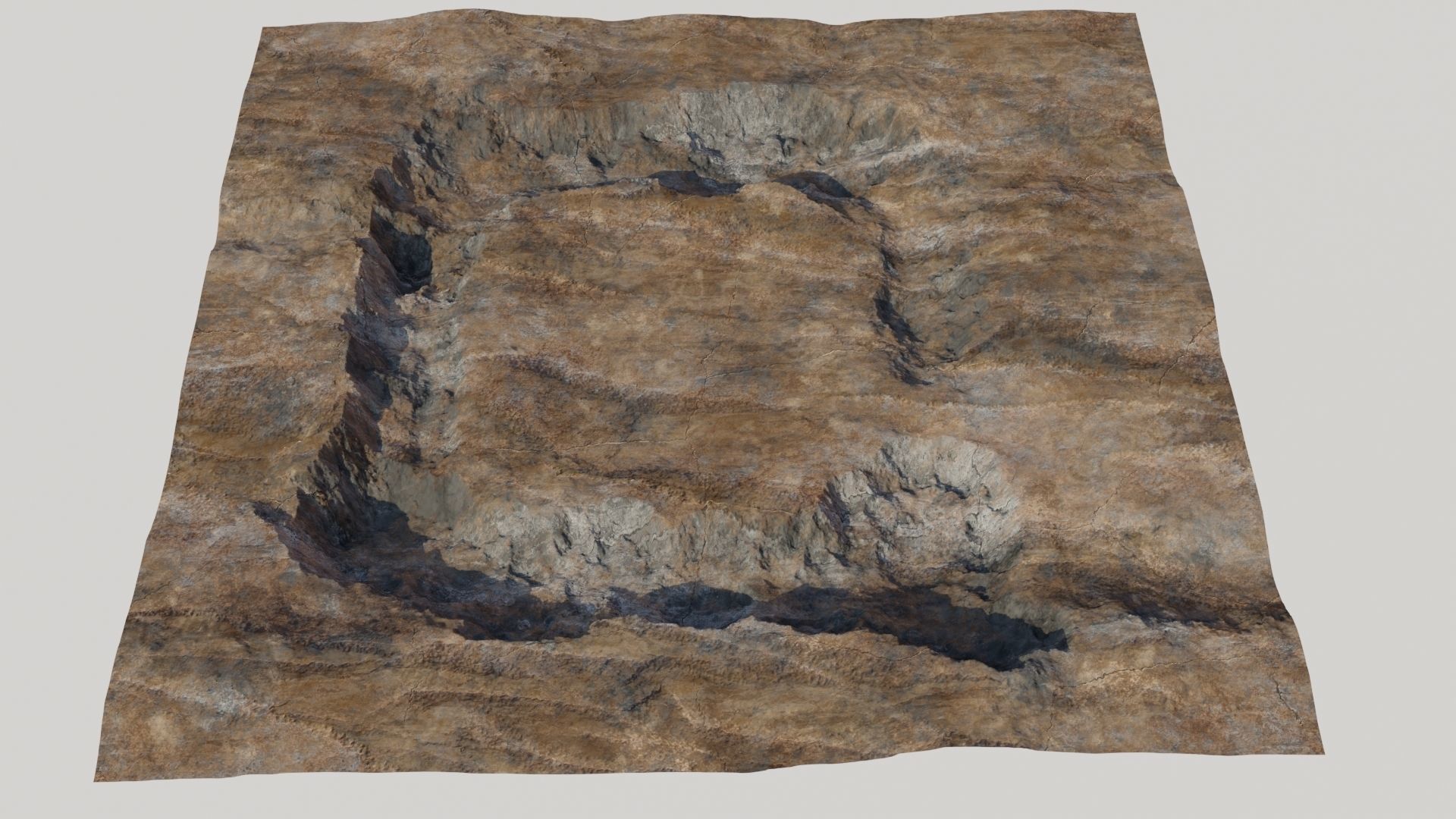 Landscape 3D model 2 lod 3D model_9