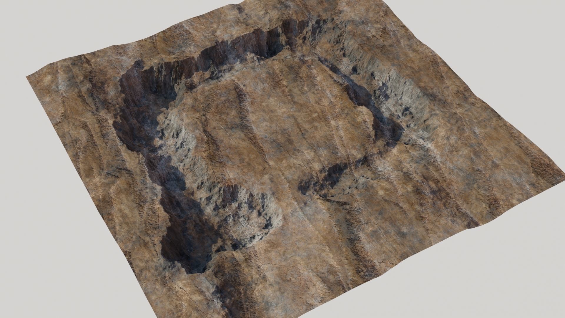 Landscape 3D model 2 lod 3D model_7