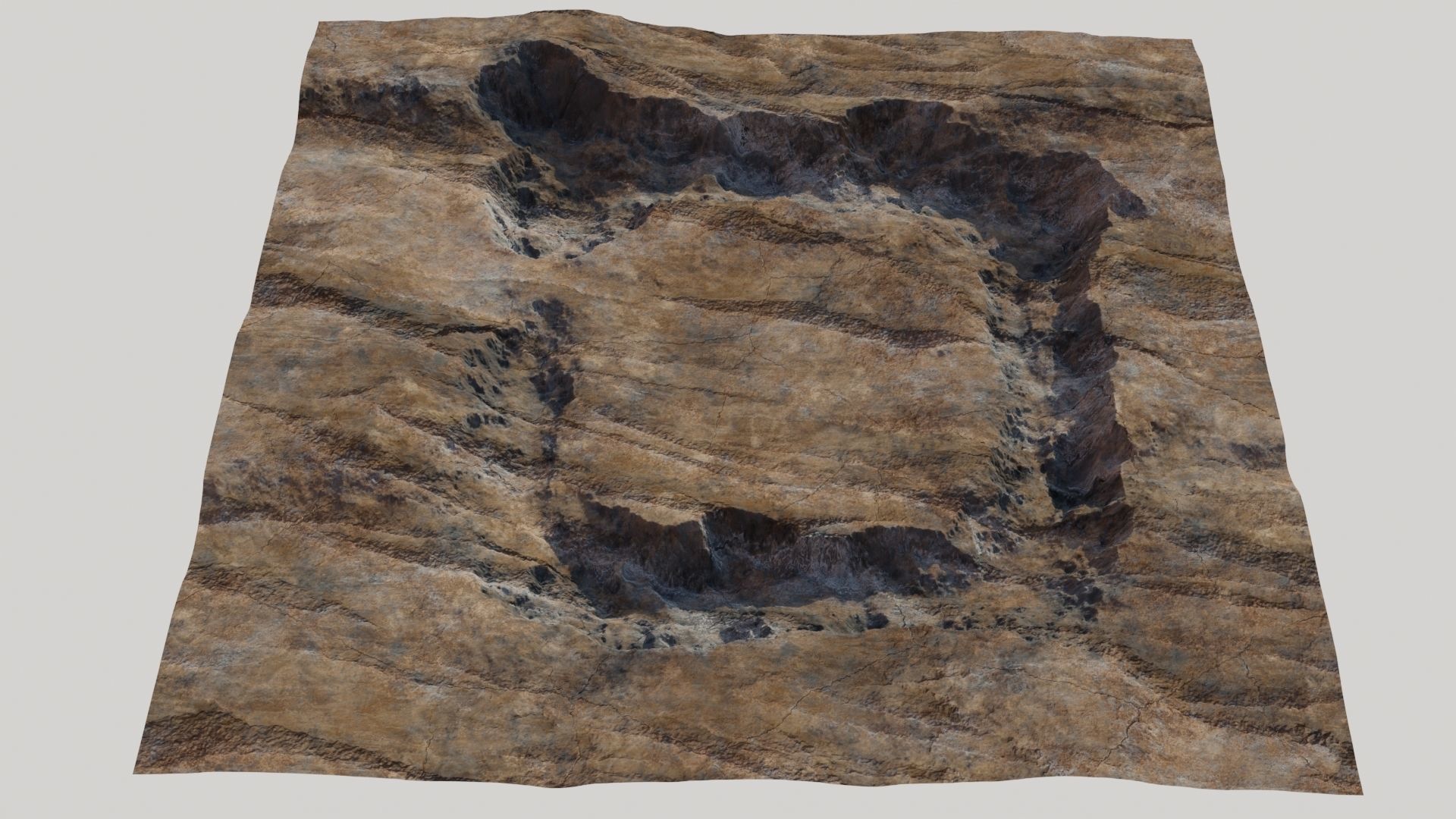 Landscape 3D model 2 lod 3D model_3