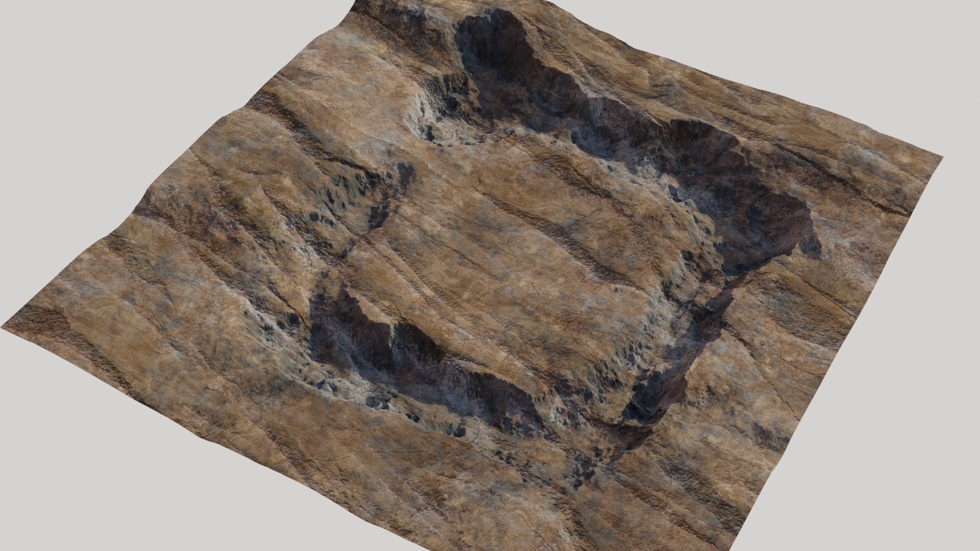 Landscape 3D model 2 lod 3D model_2