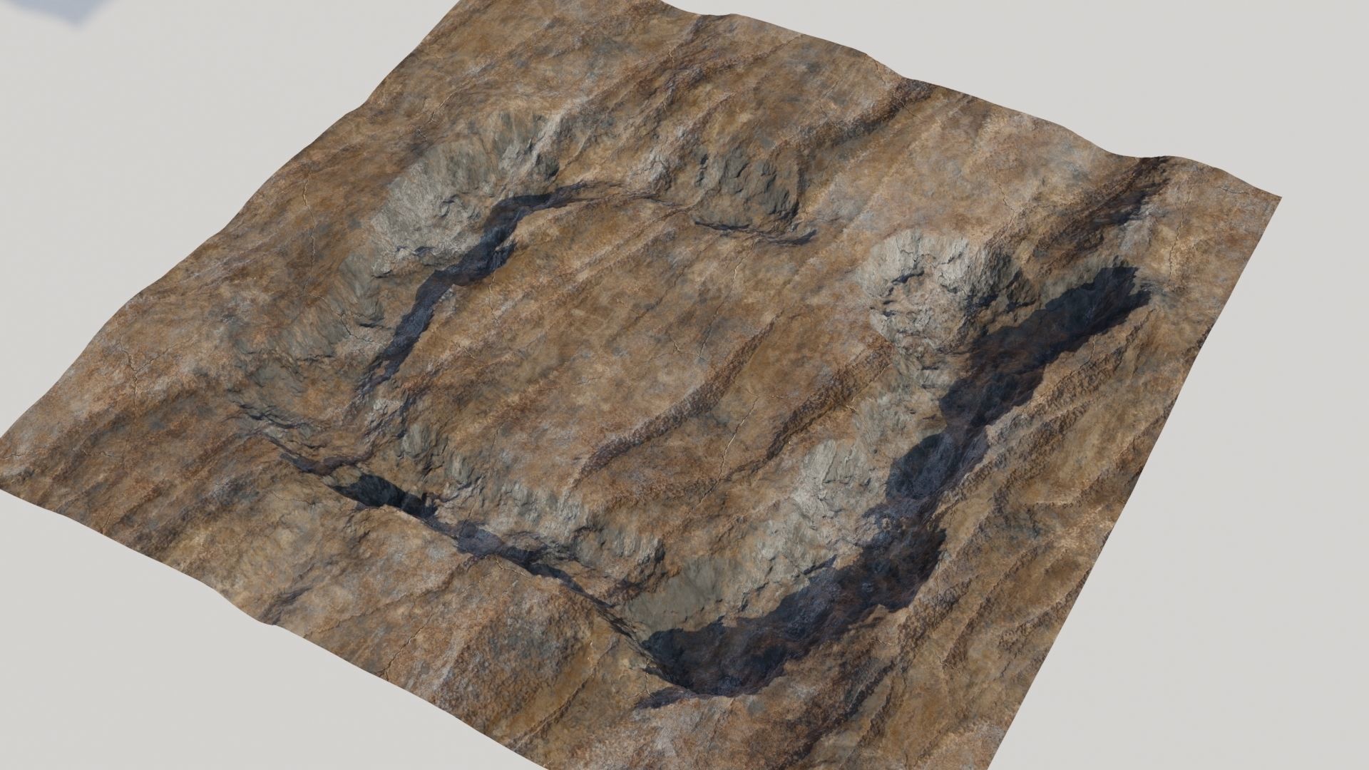 Landscape 3D model 2 lod 3D model_11