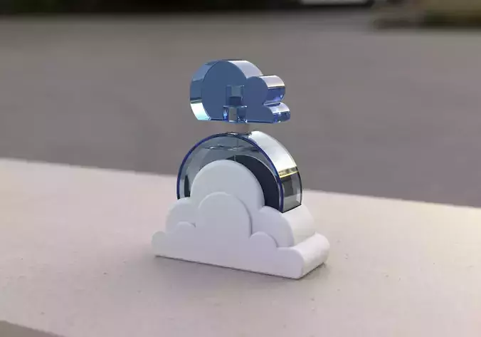 Cloud perfume  -  FREE 3D Model 
