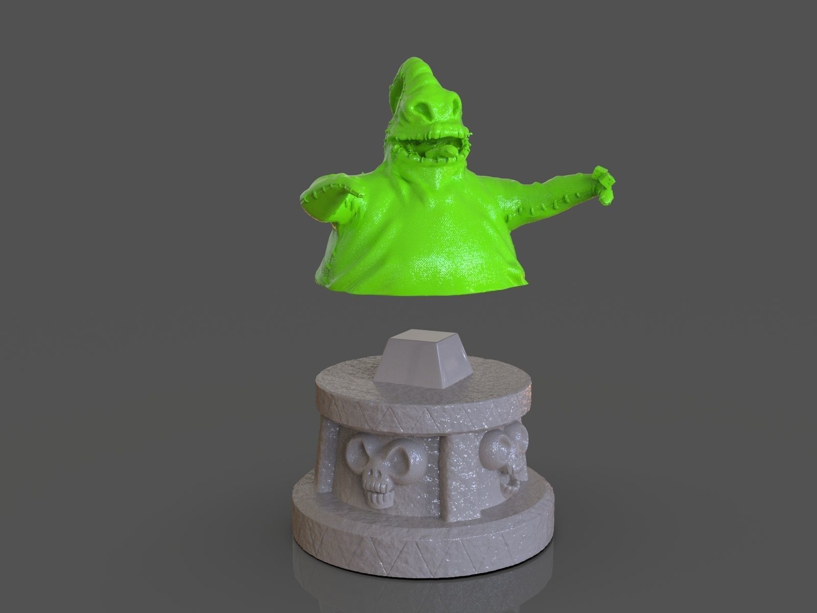 Oogie Boogie Bust 3D print model_16
