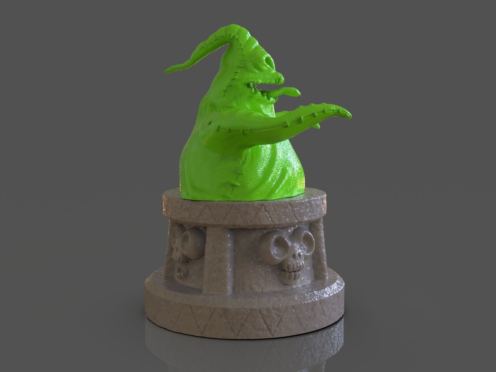 Oogie Boogie Bust 3D print model_6