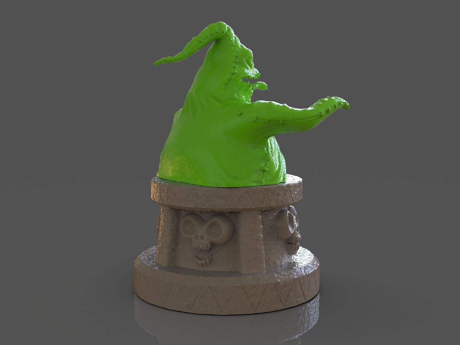 Oogie Boogie Bust 3D print model_5