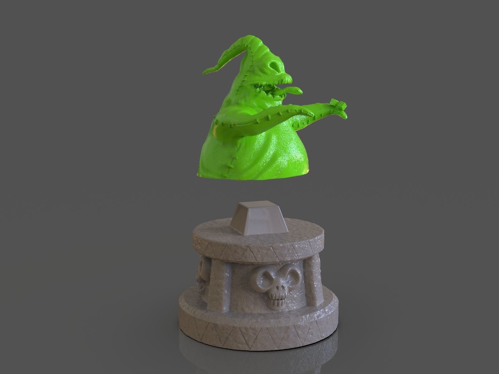 Oogie Boogie Bust 3D print model_15