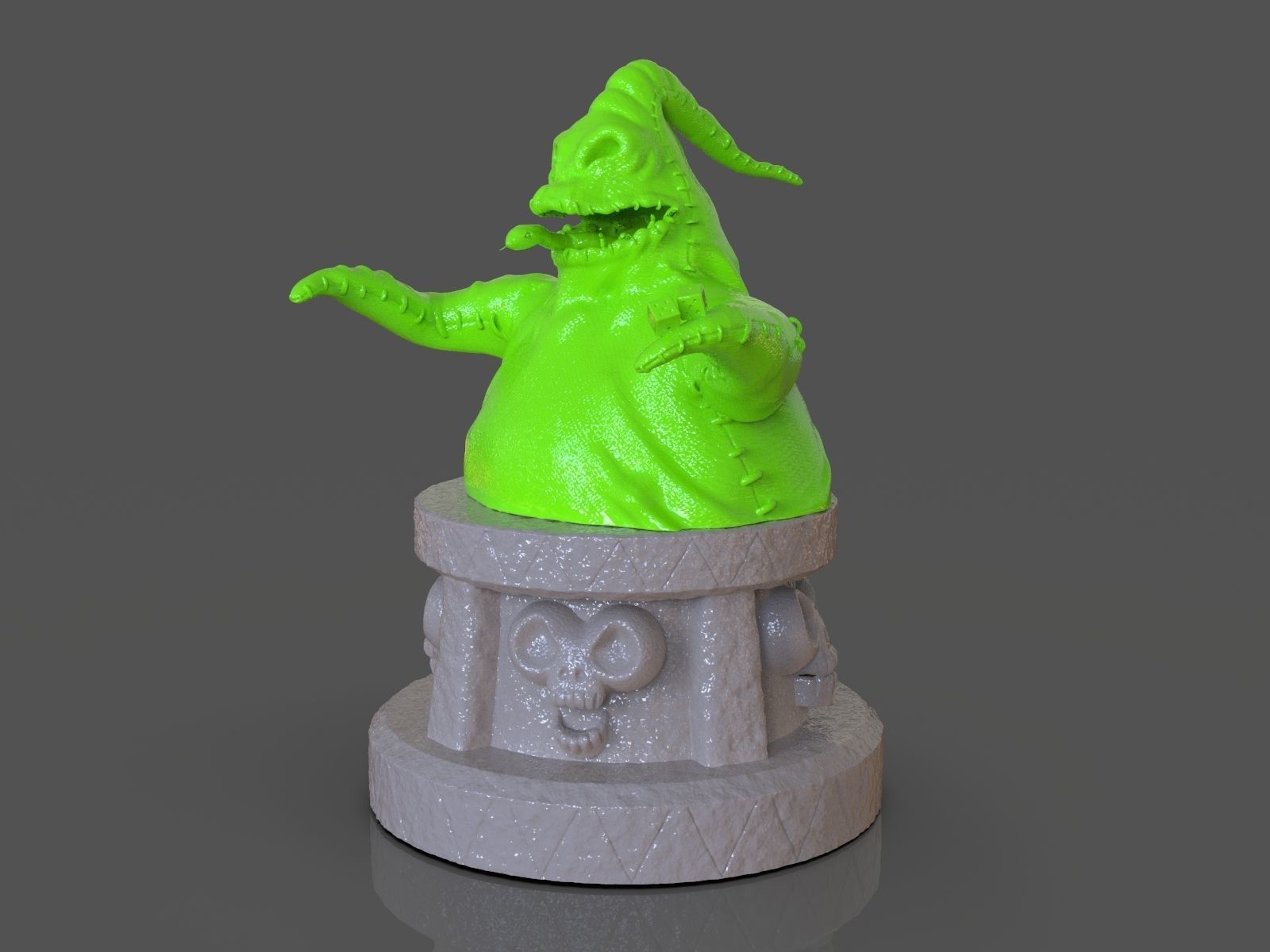 Oogie Boogie Bust 3D print model_1