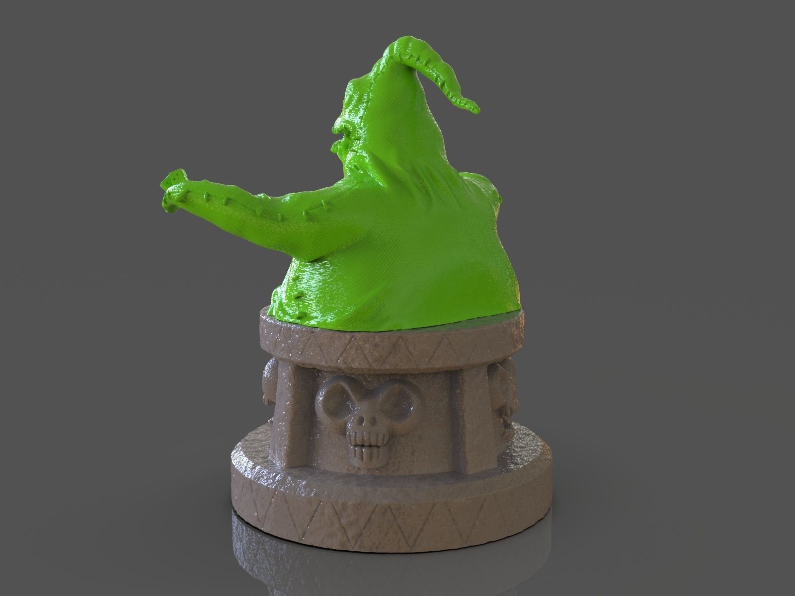 Oogie Boogie Bust 3D print model_3