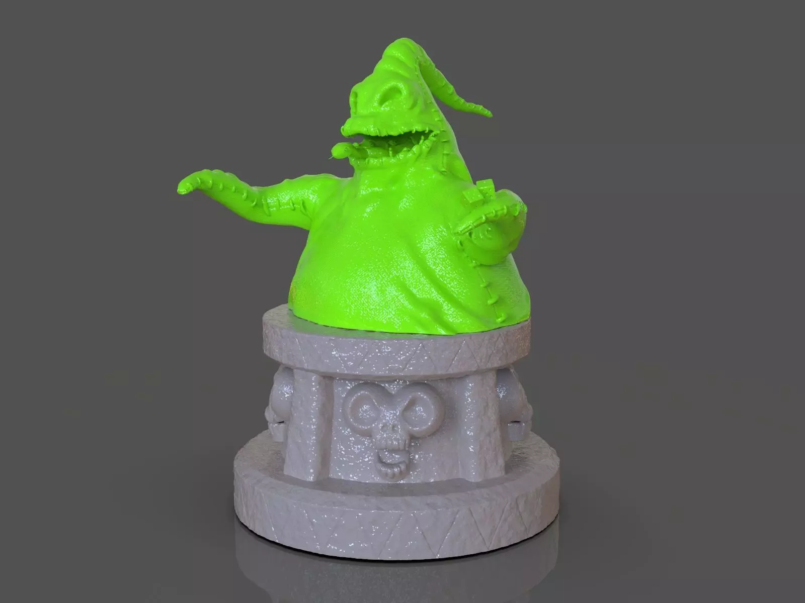 Oogie Boogie Bust 3D print model_0