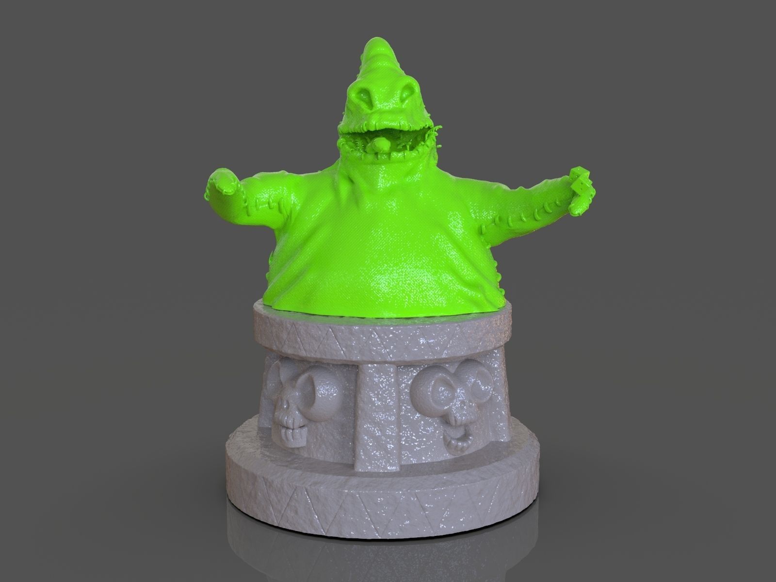 Oogie Boogie Bust 3D print model_8