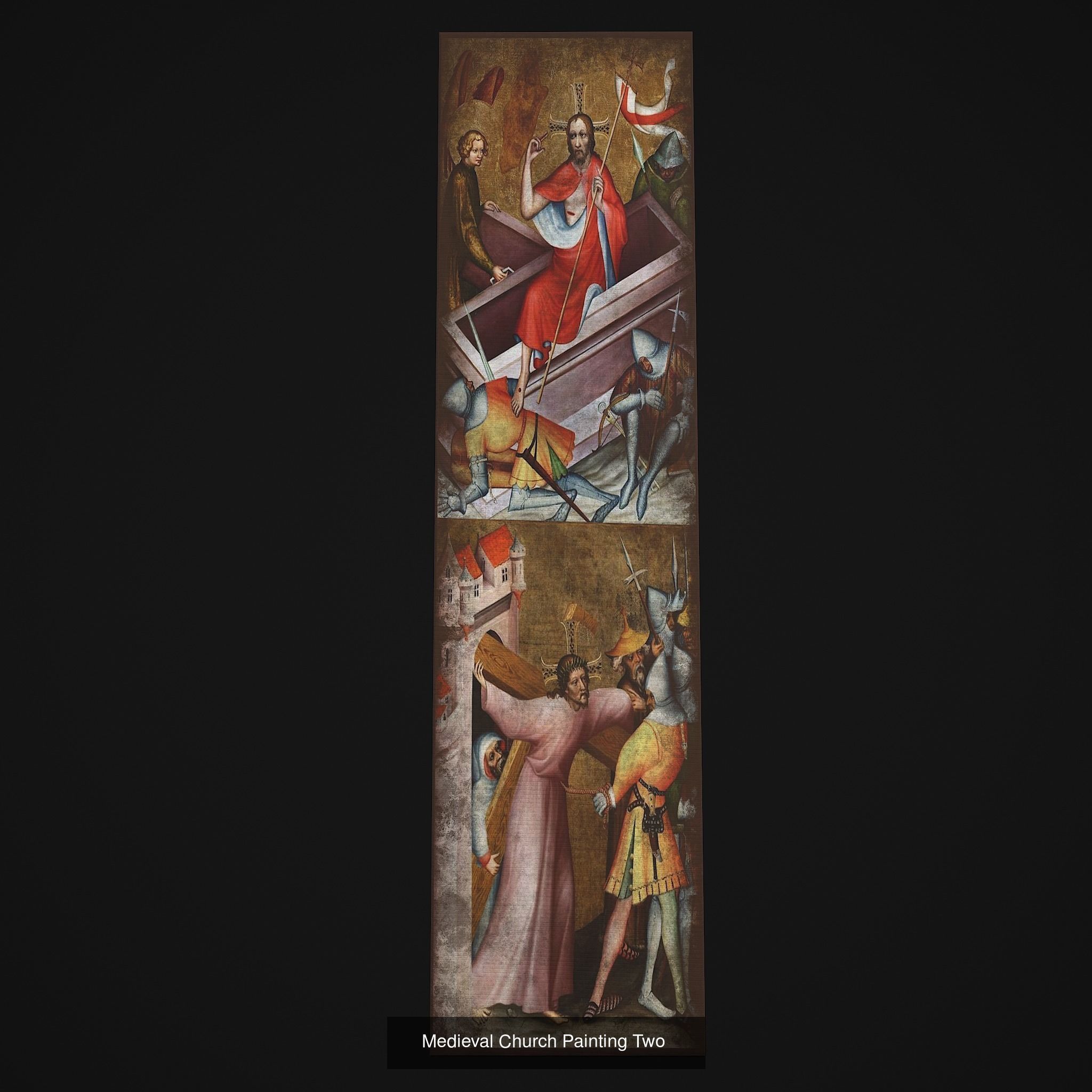 Medieval Church Paintings One and Two 3D Model Collection_6
