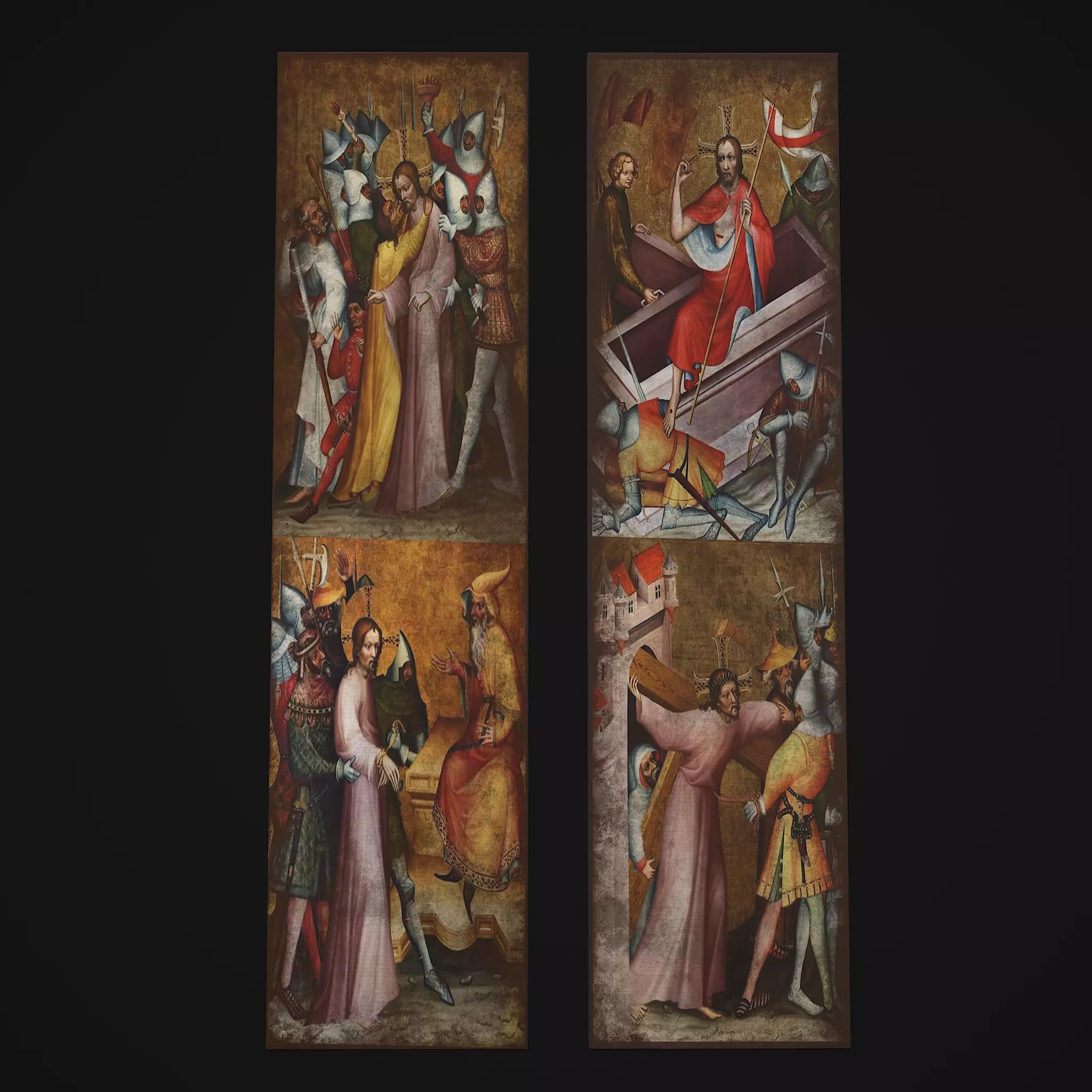 Medieval Church Paintings One and Two 3D Model Collection_0