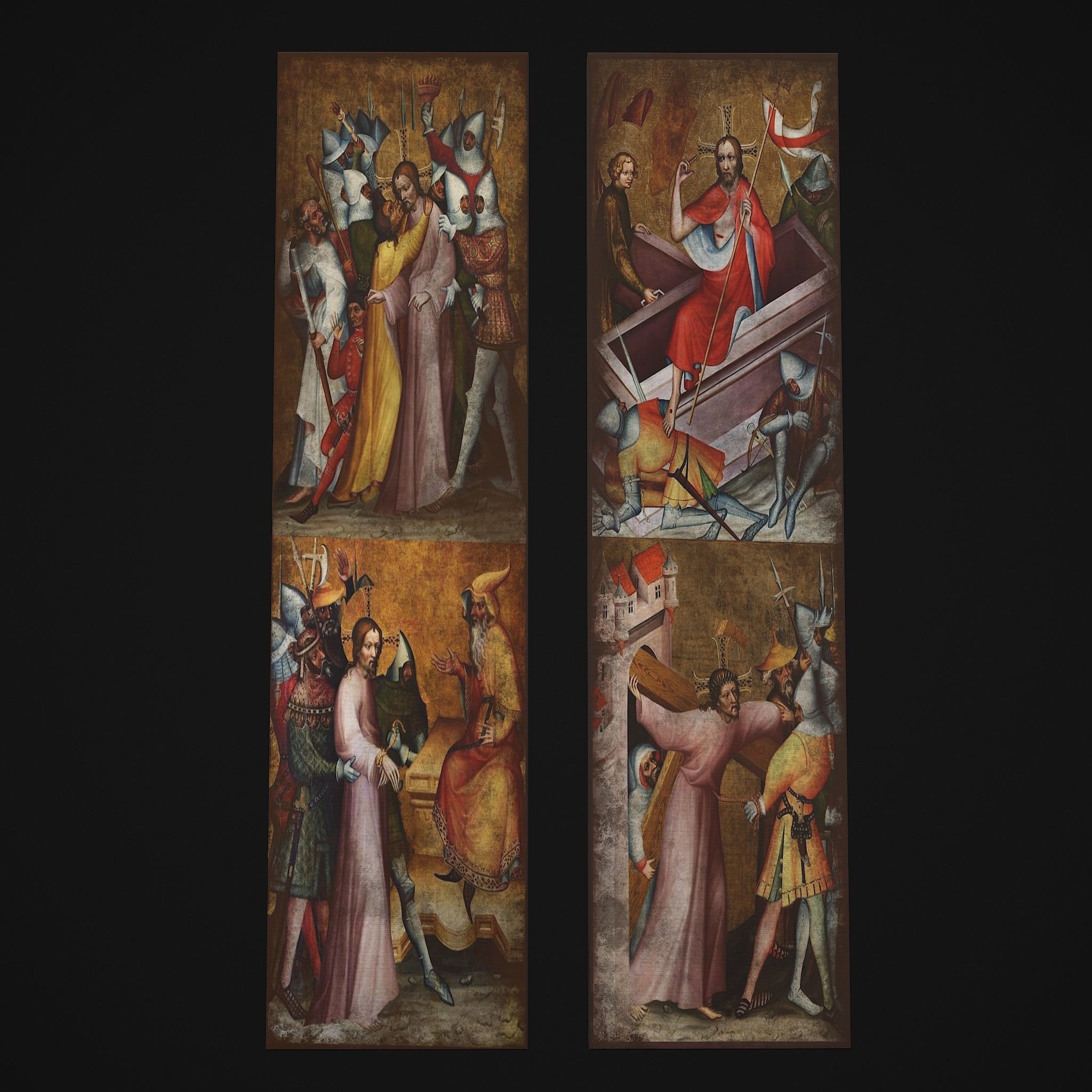 Medieval Church Paintings One and Two 3D Model Collection_43