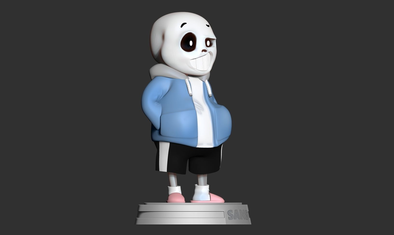 Sans - Undertale Fanart 3D model 3D printable | CGTrader