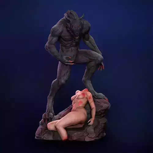 Werewol for 3d print