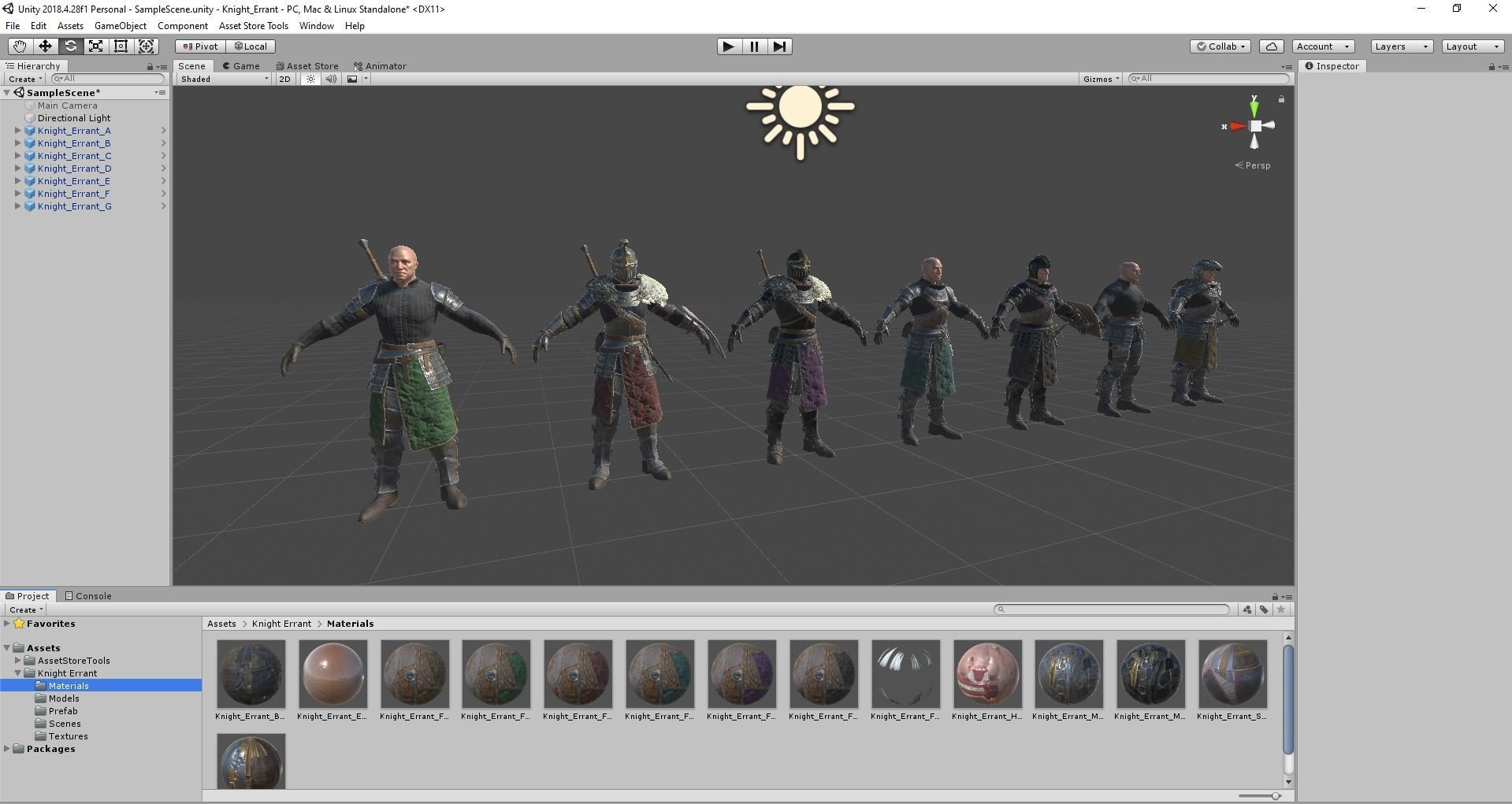 Knight Errant Low-poly 3D model_43