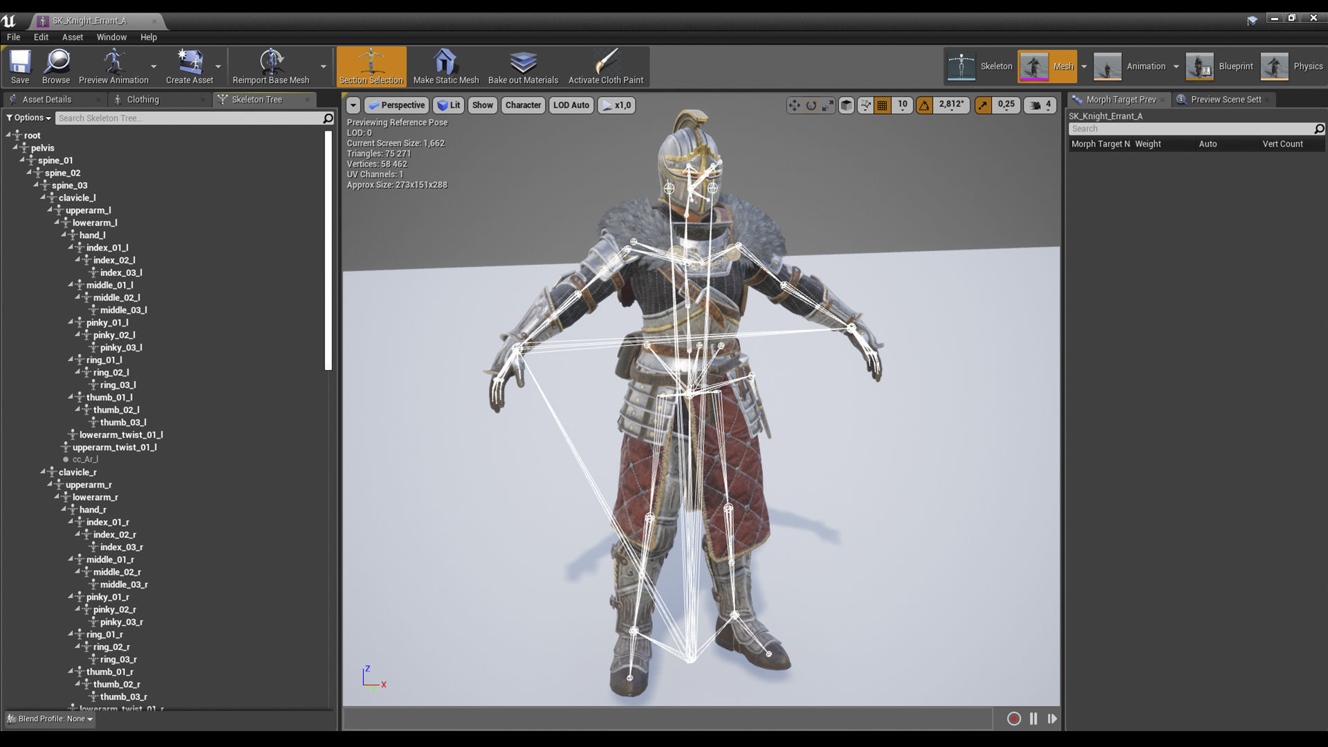 Knight Errant Low-poly 3D model_30