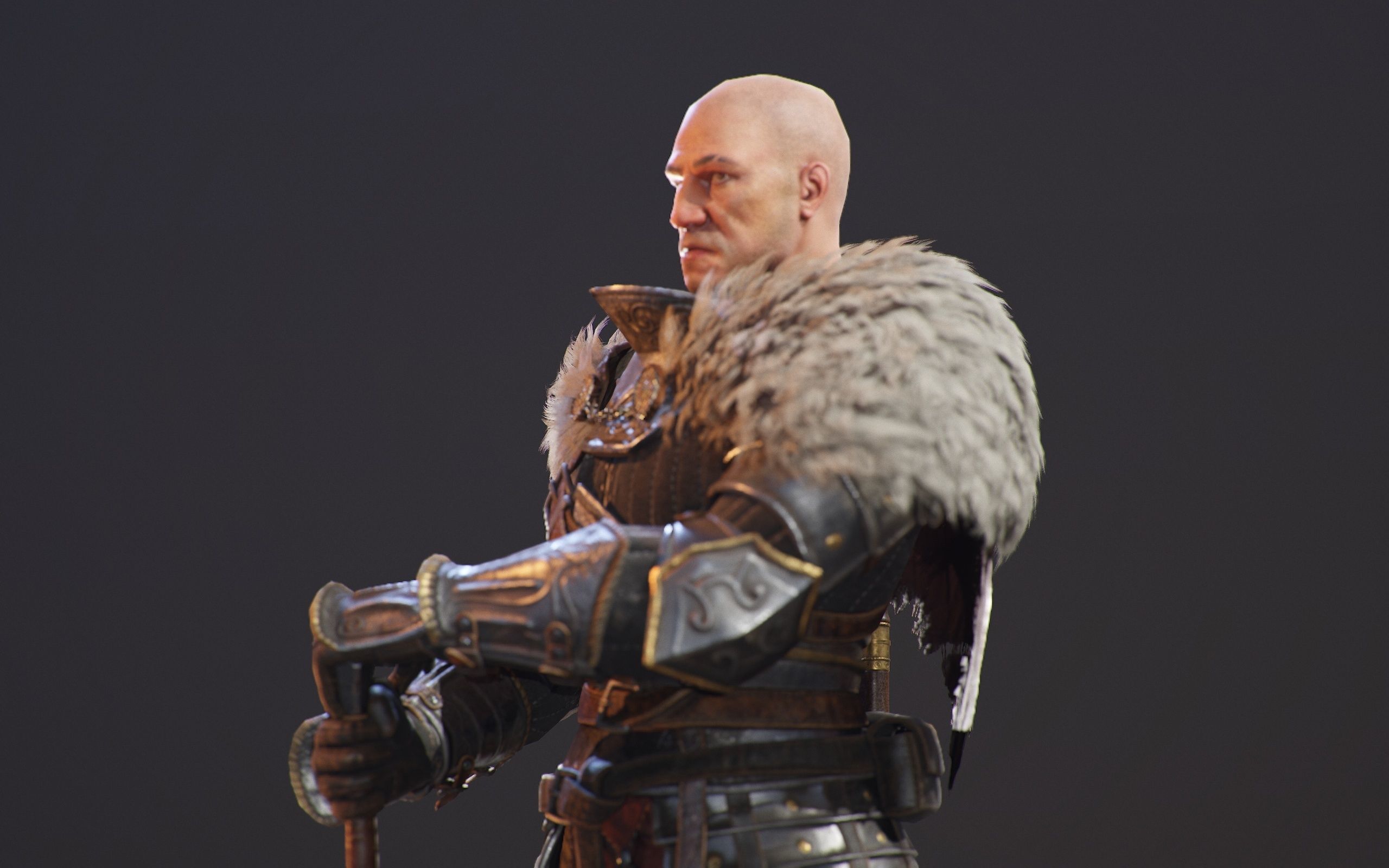 Knight Errant Low-poly 3D model_19