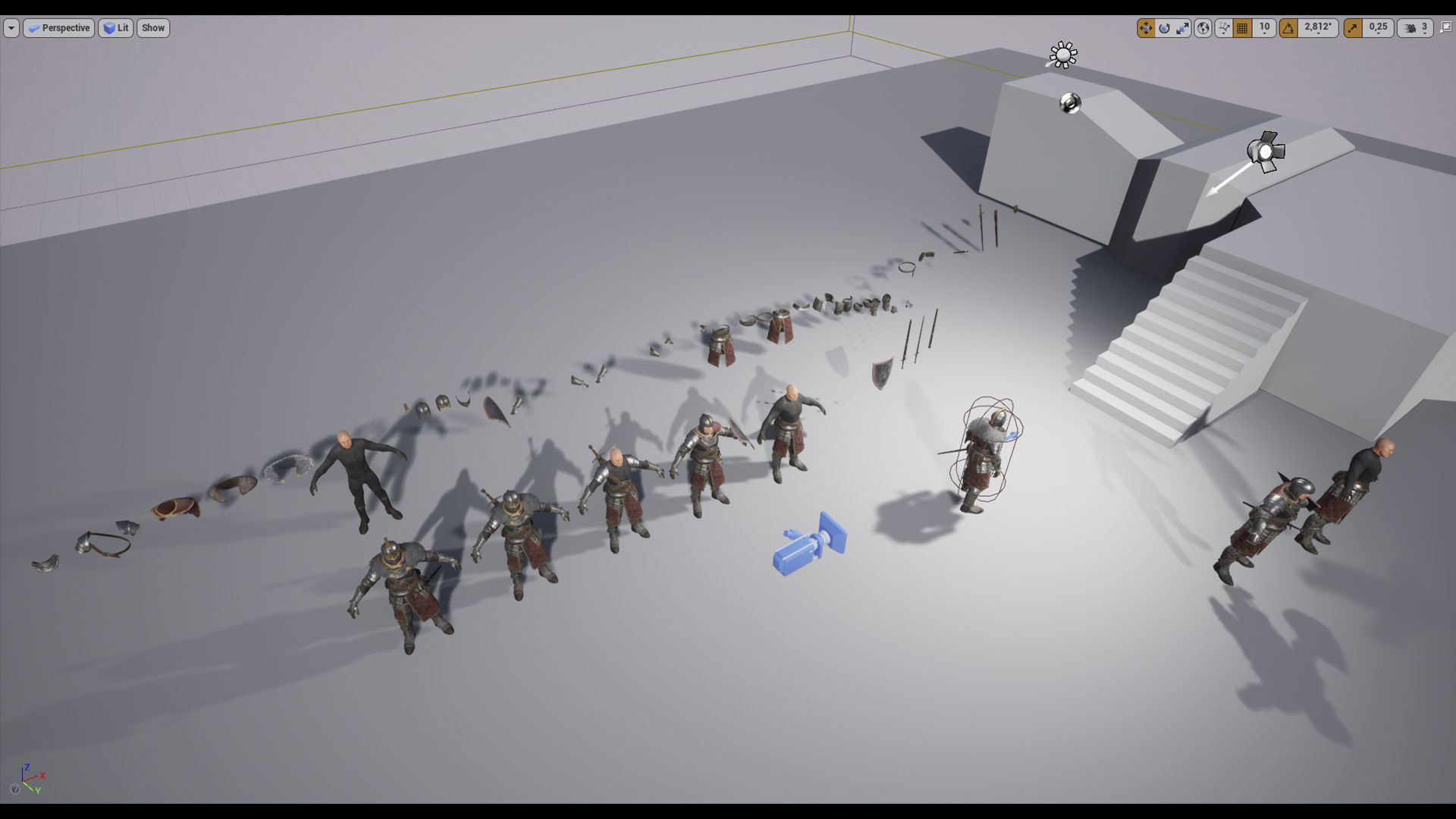 Knight Errant Low-poly 3D model_32