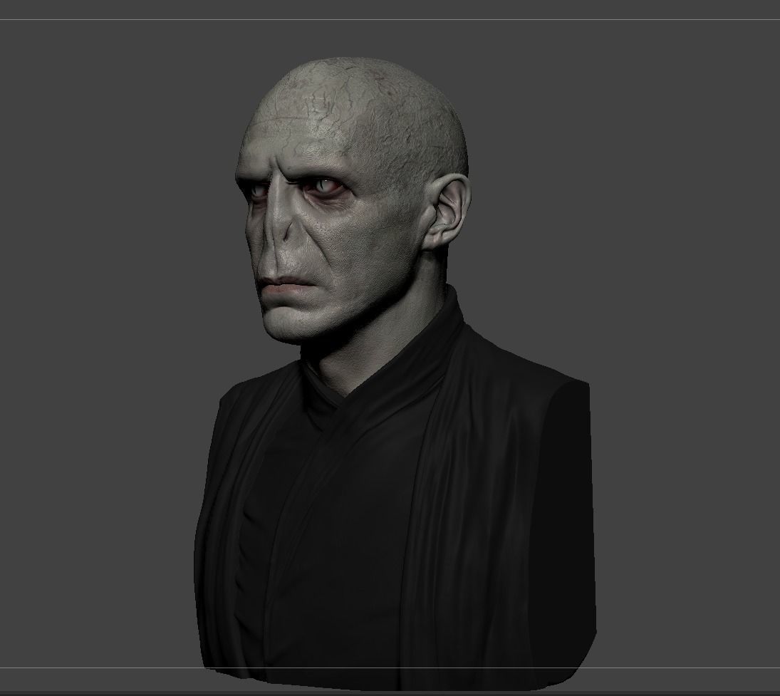 Lord Voldemort 3D print model_8