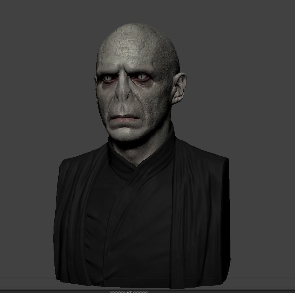 Lord Voldemort 3D print model_7