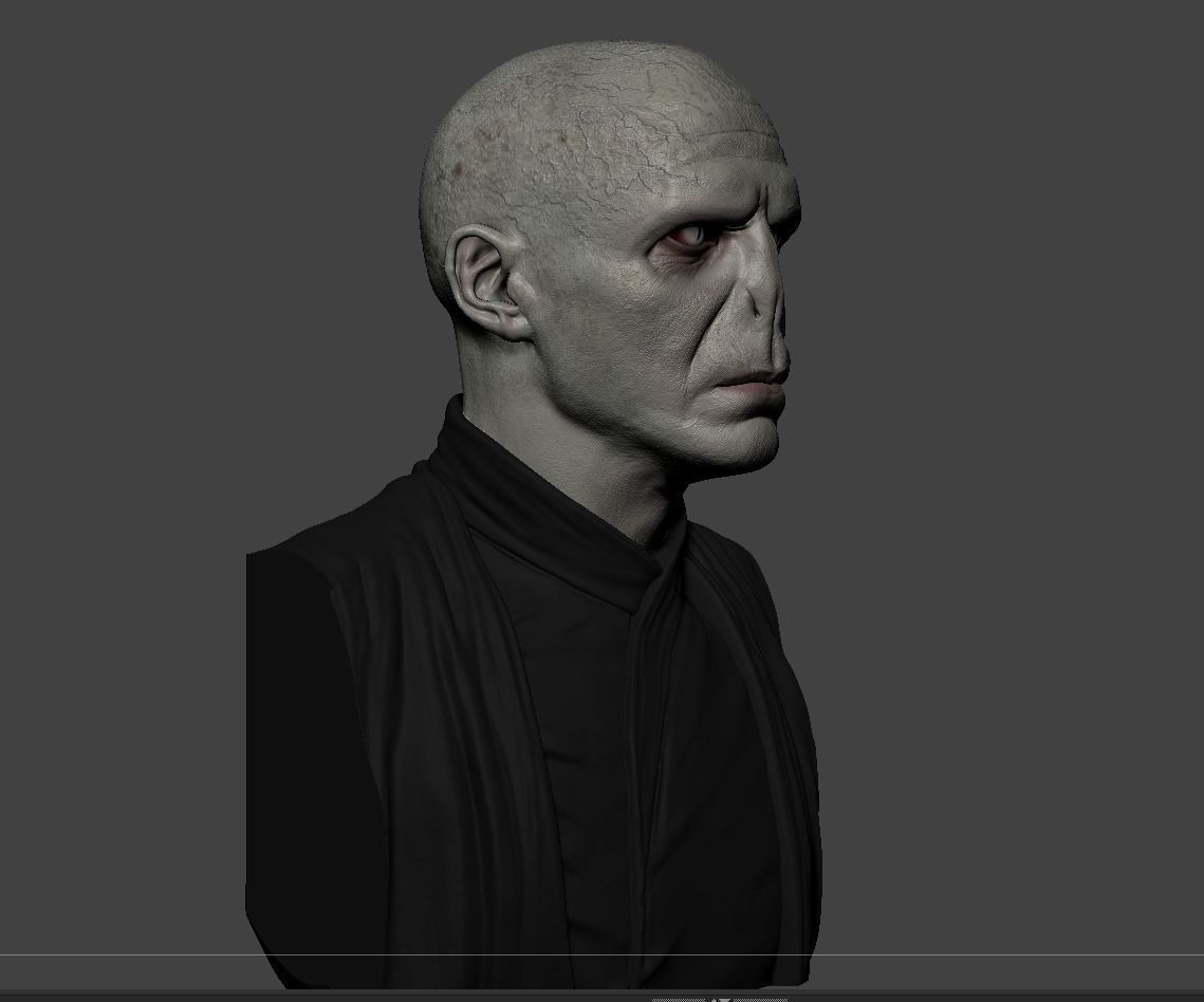Lord Voldemort 3D print model_14