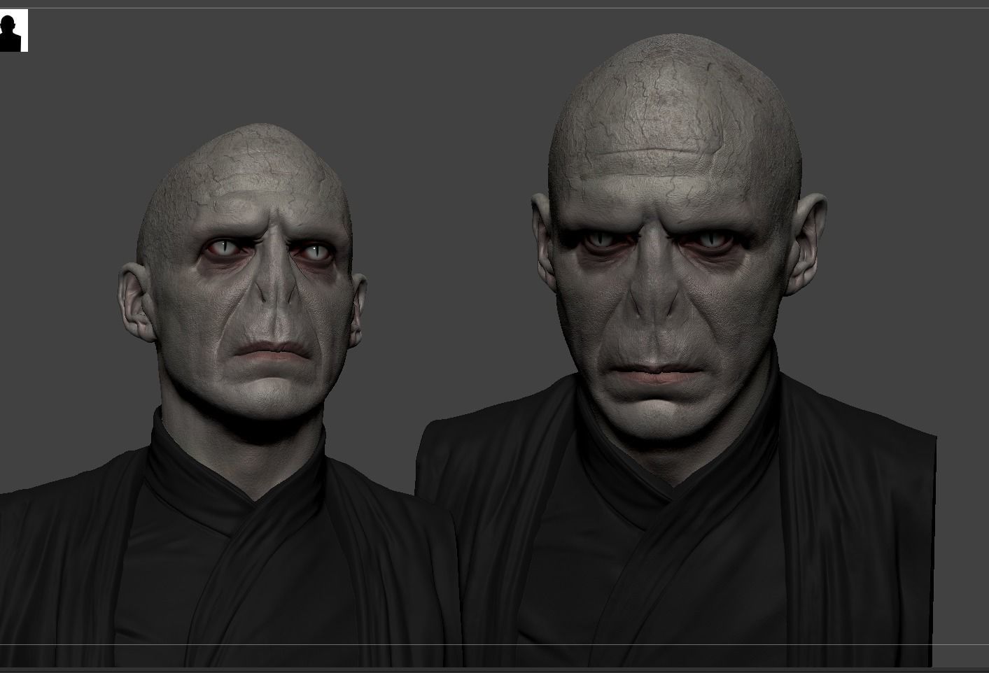 Lord Voldemort 3D print model_17