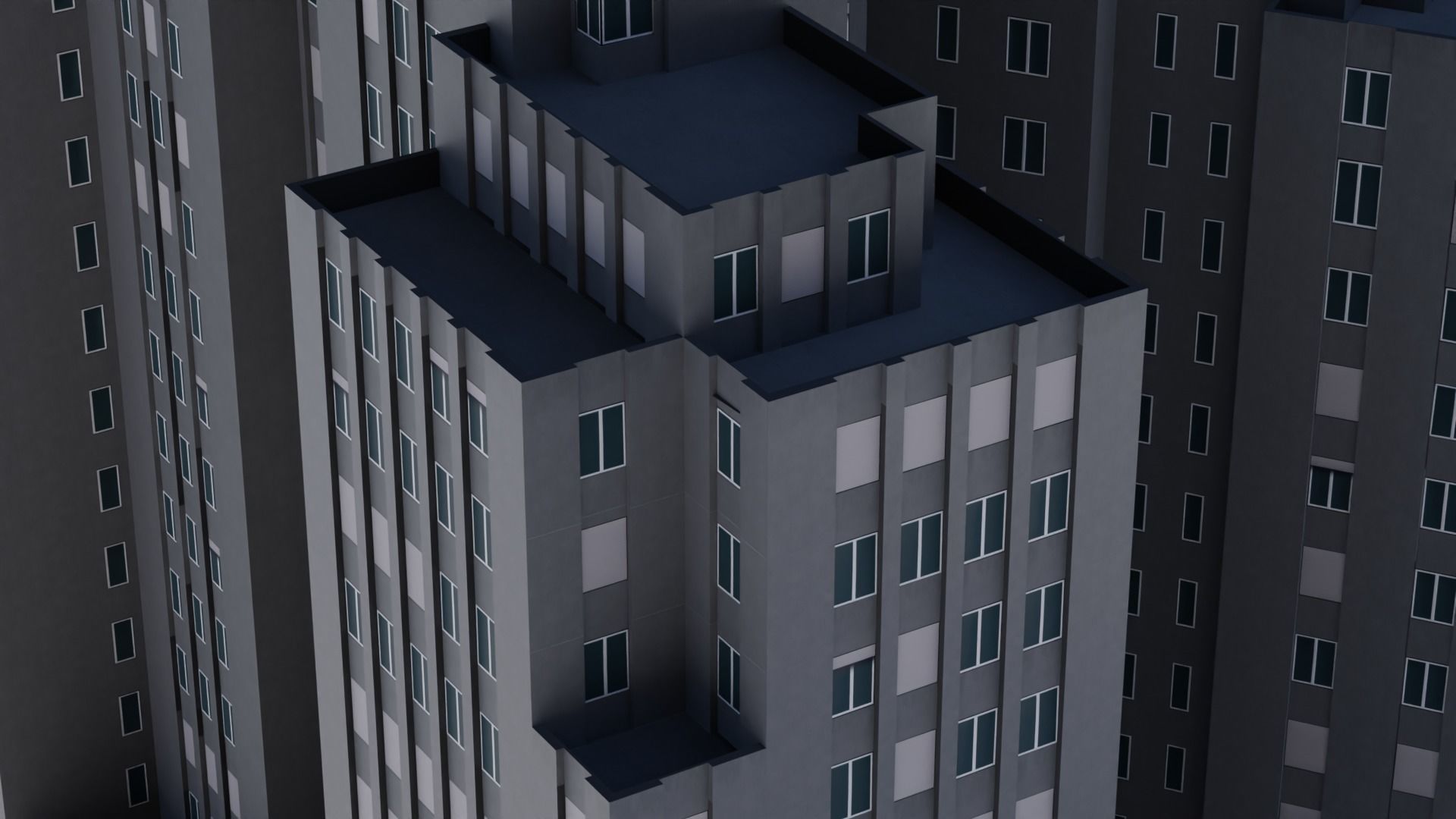 Kavanagh Building Low-poly 3D model_18