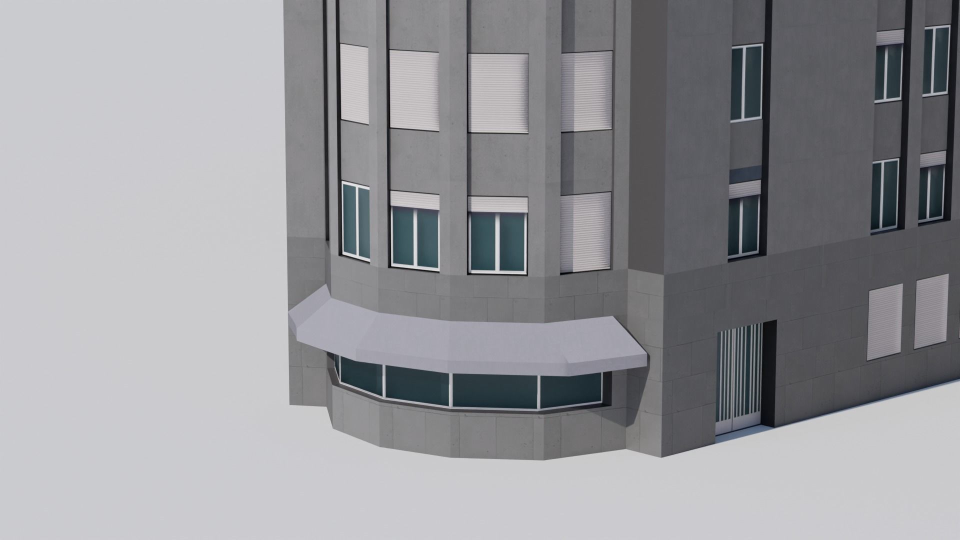 Kavanagh Building Low-poly 3D model_11
