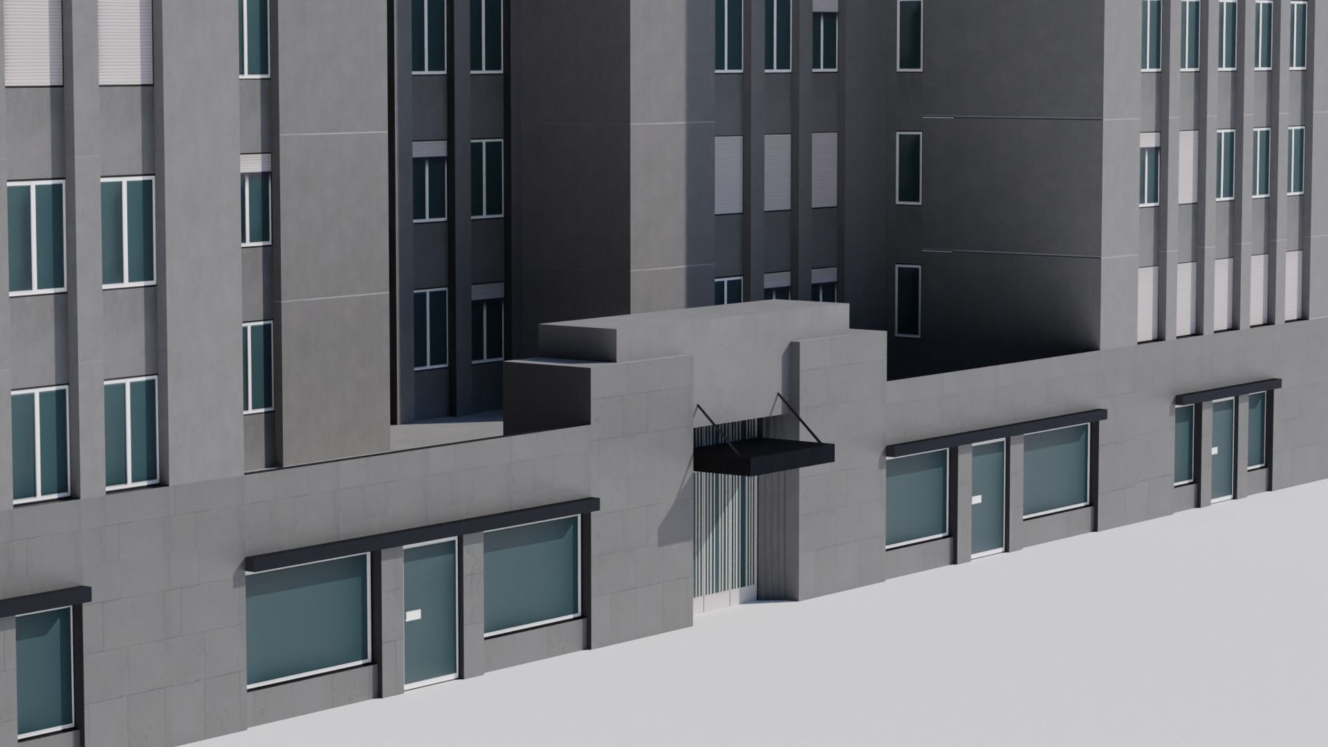 Kavanagh Building Low-poly 3D model_12