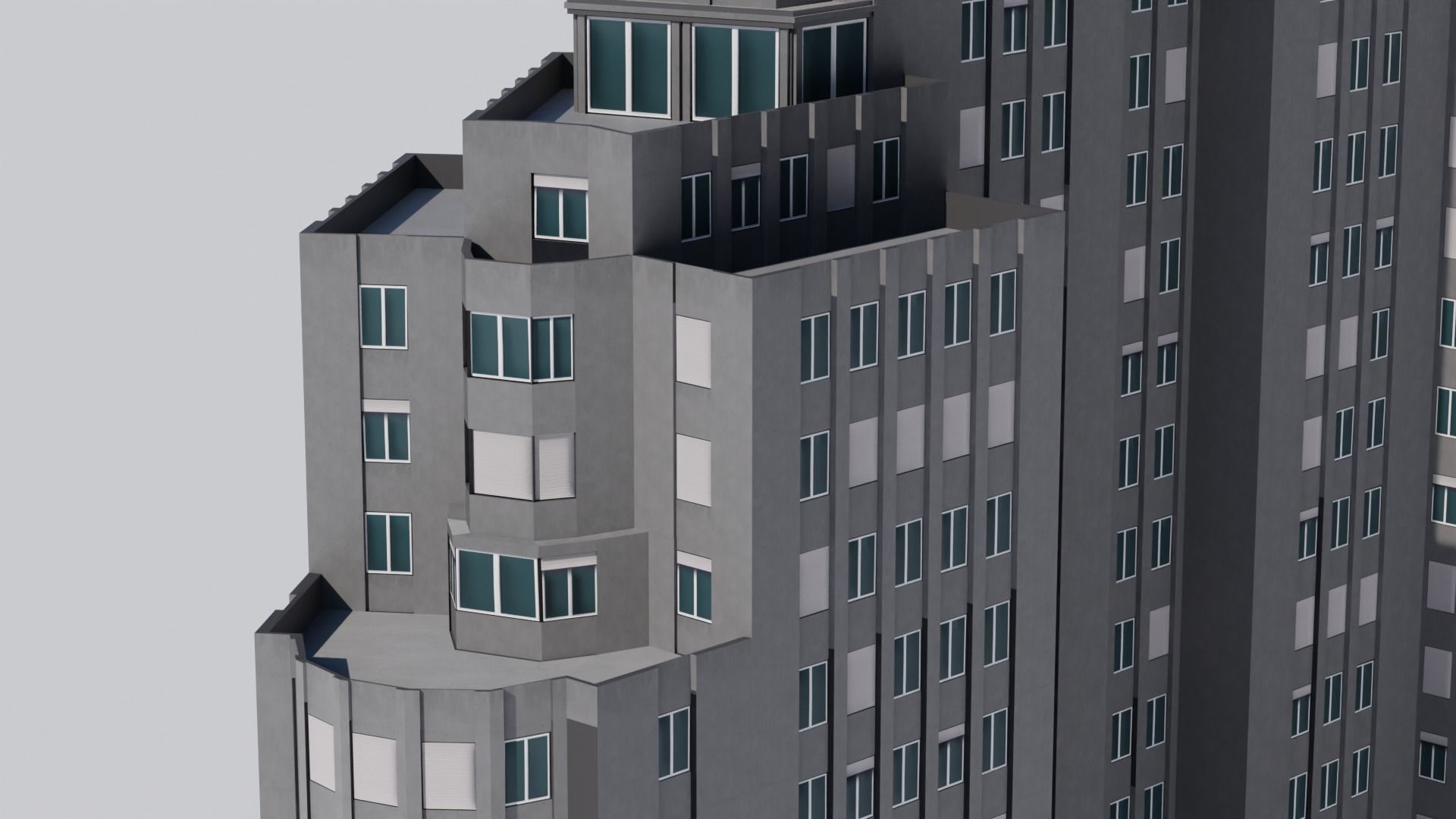 Kavanagh Building Low-poly 3D model_13