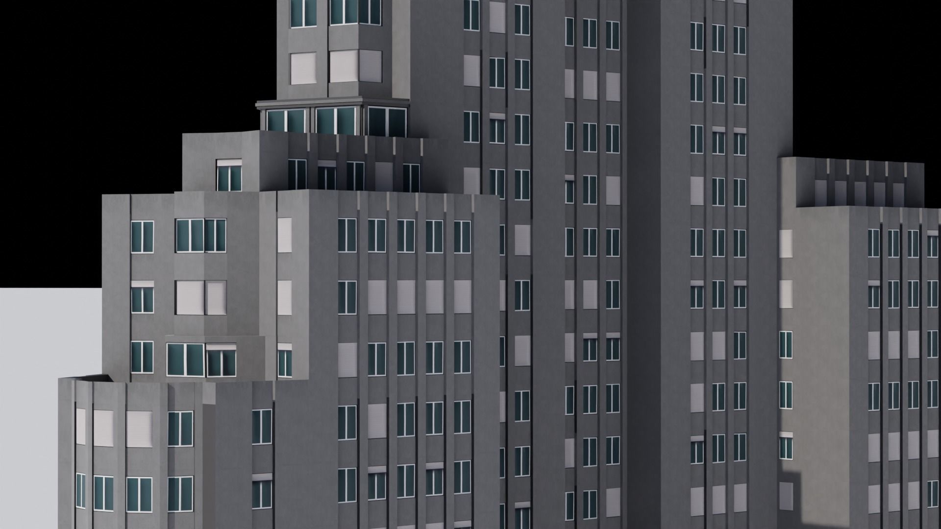 Kavanagh Building Low-poly 3D model_14