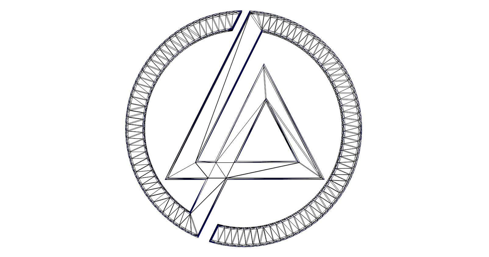 logos - linkin 3D print model_2