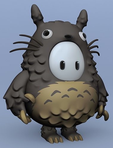 Fall Guys x Studio Ghibli  3D print model