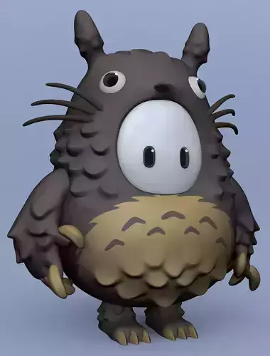 Fall Guys x Studio Ghibli  3D print model